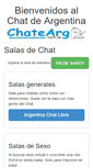 Mobile Screenshot of chatearg.com.ar