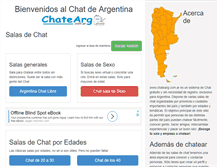 Tablet Screenshot of chatearg.com.ar